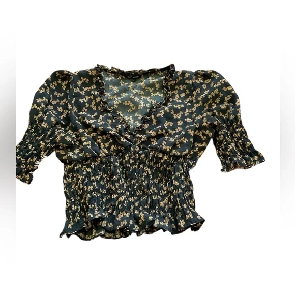 Blouse V-neck size L - Picture 2 of 12